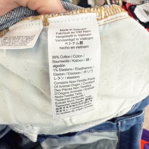 J. Crew Blue 9” Billie Demi Boot Crop Jeans Women's Size 28 EUC Cotton Blend - Picture 6 of 9